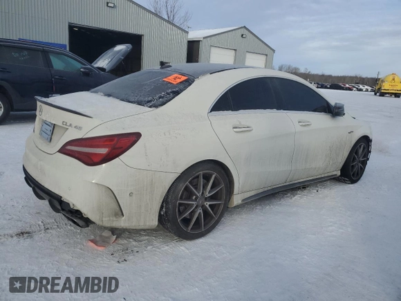 2017 Mercedes-Benz CLA 45 AMG with VIN WDDSJ5CB3HN456644, listed as a Copart auction lot 41773505 with Not Provided miles and Salvage Title. Bid and sale history available at DreamBid. Image 3.