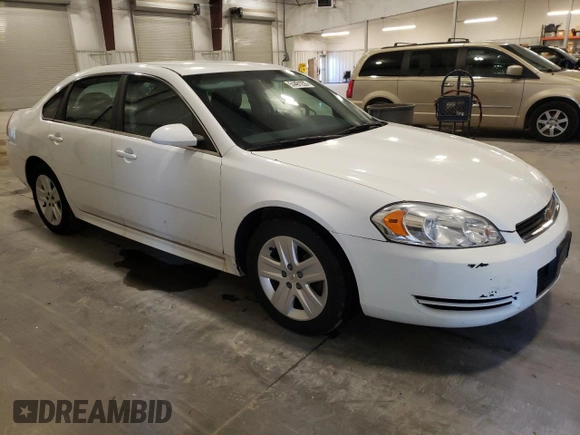2011 Chevrolet Impala LS Fleet with VIN 2G1WF5EKXB1240088, listed as a Copart auction lot 54491235 with 178,269 mi miles and Salvage Title. Bid and sale history available at DreamBid. Image 4.