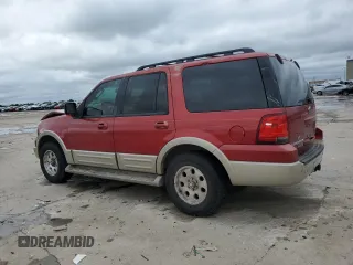 2005 Ford Expedition Eddie Bauer with VIN 1FMFU17585LA11013, listed as a Copart auction lot 55997105 with 156,530 mi miles and Salvage title. Bid and sale history available at DreamBid. Image 2.