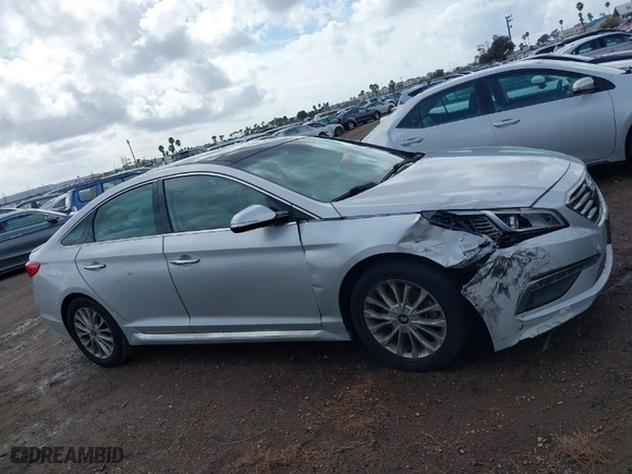 2015 Hyundai Sonata 2.4L Sport with VIN 5NPE34AF4FH036129, listed as a IAAI auction lot 41740812 with 79,483 mi miles. Bid and sale history available at carsss.com. Image 13.