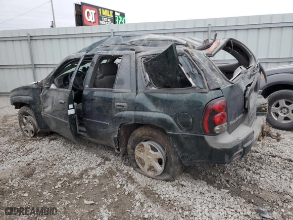 2002 Chevrolet TrailBlazer LS with VIN 1GNDT13S222530075, listed as a Copart auction lot 44366625 with 0 mi miles and Salvage Title. Bid and sale history available at carsss.com. Image 2.