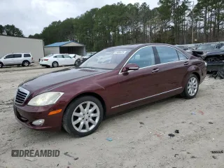 2008 Mercedes-Benz S-Class 5.5L V8 with VIN WDDNG86X88A184684, listed as a Copart auction lot 51604475 with 96,364 mi miles and Clean Title. Bid and sale history available at carsss.com. Image 1.