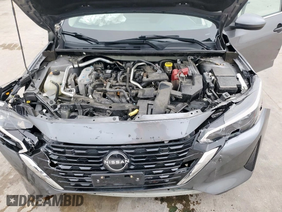 2024 Nissan Sentra S with VIN 3N1AB8BV5RY278923, listed as a Copart auction lot 58967085 with 74,105 mi miles and Salvage title. Bid and sale history available at DreamBid. Image 11.
