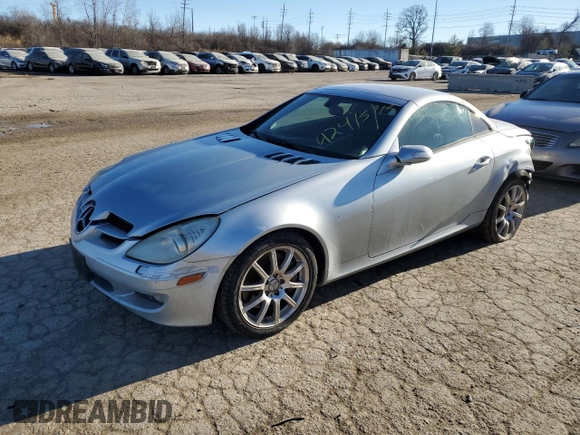 2006 Mercedes-Benz SLK 350 с VIN WDBWK56F56F119440, выставлен на аукционе Copart как лот 42415715 с пробегом 203 307 миль миль и Списание • Salvage title. История ставок и продаж доступна на DreamBid. Изображение 1.