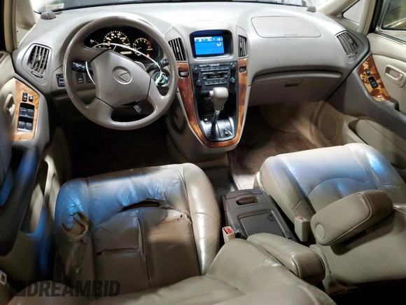 1999 Lexus RX 300 Luxury SUV with VIN JT6HF10U5X0022295, listed as a Copart auction lot 47822185 with 204,243 mi miles and Clean Title. Bid and sale history available at carsss.com. Image 8.