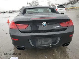 2016 BMW 6 Series 650i with VIN WBA6F5C5XGD996596, listed as a Copart auction lot 43381755 with 56,593 mi miles and Salvage Title. Bid and sale history available at carsss.com. Image 6.