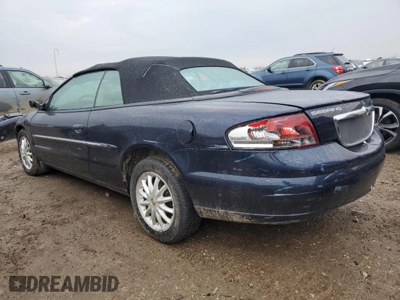 2002 Chrysler Sebring LXi with VIN 1C3EL55R82N171042, listed as a Copart auction lot 82014824 with 49,752 mi miles and Salvage Title. Bid and sale history available at DreamBid. Image 2.