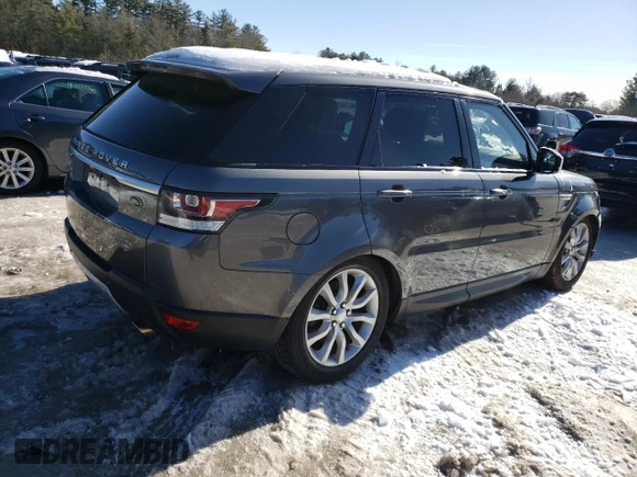 2016 Land Rover Range Rover Sport HSE with VIN SALWR2VF0GA637203, listed as a Copart auction lot 45845495 with 129,923 mi miles and Clean Title. Bid and sale history available at DreamBid. Image 3.