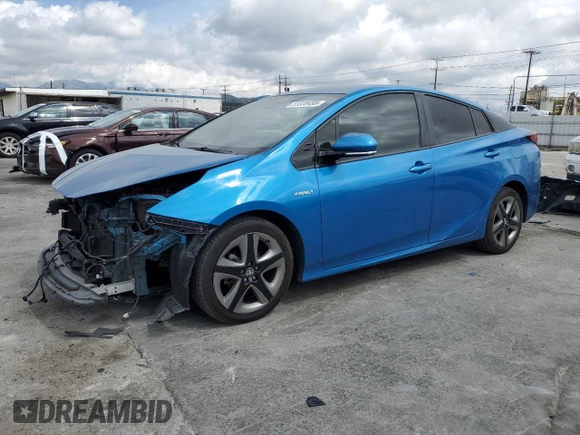 2020 Toyota Prius L Eco with VIN JTDKARFU5L3104913, listed as a Copart auction lot 51335495 with 139,074 mi miles and Salvage Title. Bid and sale history available at DreamBid. Image 1.