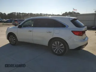 2016 Acura MDX Technology z VIN 5FRYD3H65GB019042, wystawiony jako Copart lot #86080794 z przebiegiem 111 219 mil mil oraz Szkoda całkowita • Salvage title. Historia ofert i sprzedaży dostępna na DreamBid. Obrazek 2.