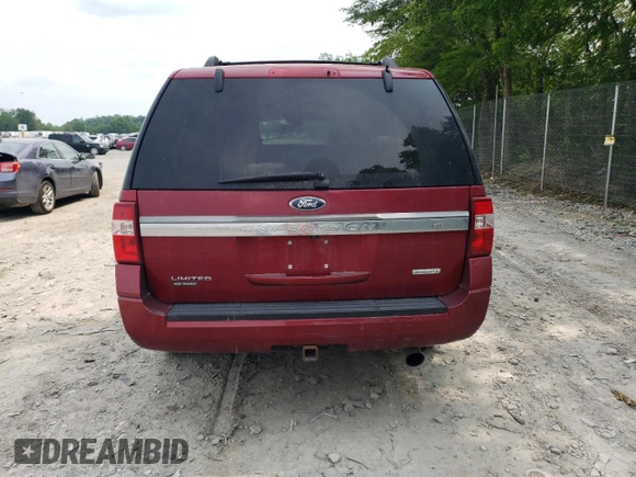 2015 Ford Expedition Max Limited z VIN 1FMJK1KT6FEF18519, wystawiony jako Copart lot #59339725 z przebiegiem 100 208 mil mil oraz Szkoda całkowita • Salvage title. Historia ofert i sprzedaży dostępna na DreamBid. Obrazek 6.