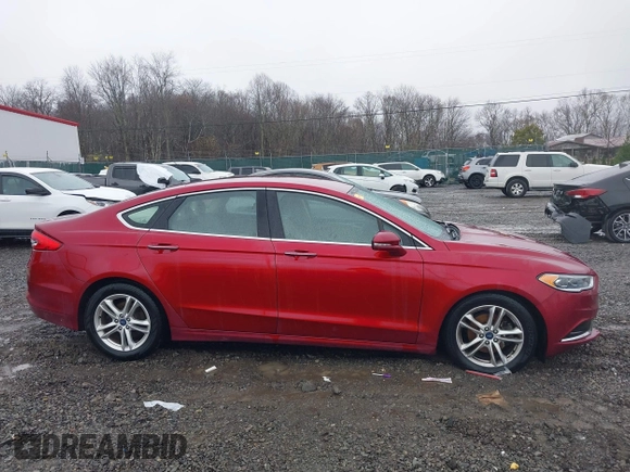 2018 Ford Fusion SE with VIN 3FA6P0HD2JR239408, listed as a IAAI auction lot 40846529 with 56,451 mi miles. Bid and sale history available at carsss.com. Image 13.