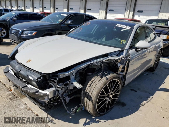 2021 Porsche Panamera with VIN WP0AJ2A79ML118996, listed as a Copart auction lot 60685612 with 18,439 mi miles and . Bid and sale history available at DreamBid. Image 2.