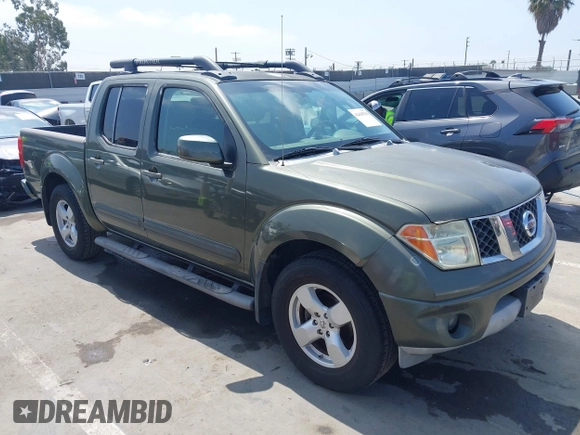 2005 Nissan Frontier LE with VIN 1N6AD07U05C449750, listed as a IAAI auction lot 42658701 with 104,630 mi miles and . Bid and sale history available at DreamBid. Image 1.