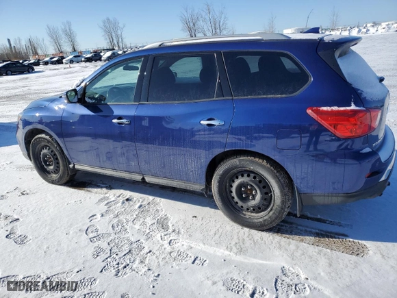 2019 Nissan Pathfinder S with VIN 5N1DR2MM9KC635490, listed as a Copart auction lot 52157255 with 140,433 mi miles and Salvage Title. Bid and sale history available at carsss.com. Image 2.