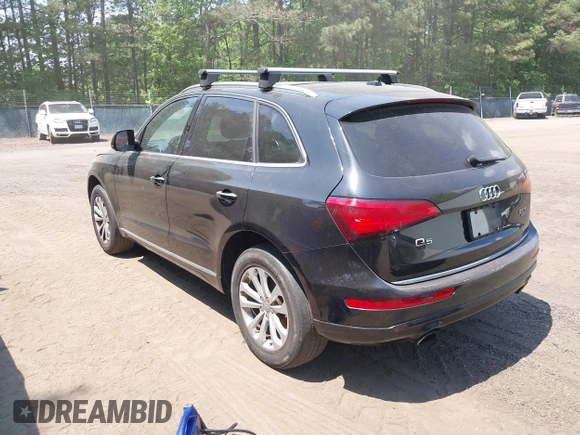 2015 Audi Q5 Premium Plus with VIN WA1LFAFP1FA130274, listed as a IAAI auction lot 42180225 with 101,758 mi miles and . Bid and sale history available at DreamBid. Image 3.