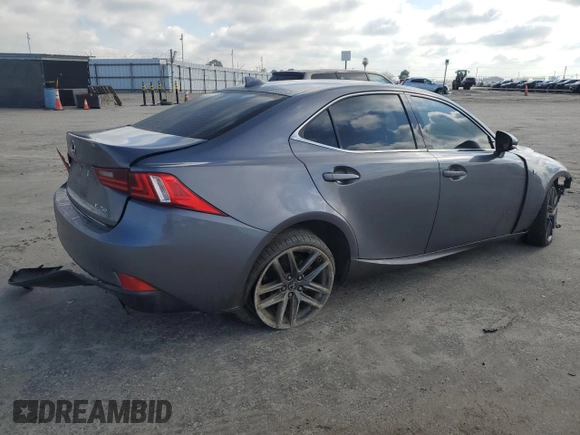 2014 Lexus IS 250 with VIN JTHBF1D28E5019204, listed as a Copart auction lot 48199365 with 93,436 mi miles and Salvage Title. Bid and sale history available at DreamBid. Image 3.