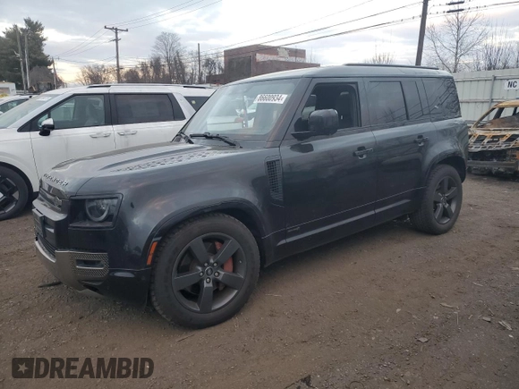 2020 Land Rover Defender X with VIN SALEXEEU3L2021601, listed as a Copart auction lot 86600934 with 49,039 mi miles and Salvage title. Bid and sale history available at DreamBid. Image 1.