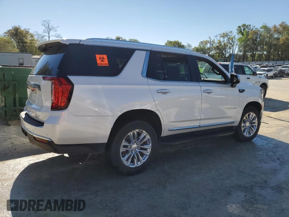 2022 GMC Yukon SLT with VIN 1GKS2BKD7NR324472, listed as a Copart auction lot 49666315 with 0 mi miles and Non Repairable. Bid and sale history available at carsss.com. Image 3.
