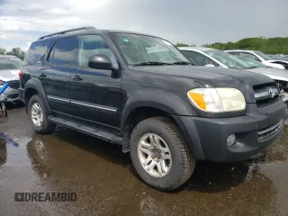 2005 Toyota Sequoia SR5 with VIN 5TDBT44A75S257395, listed as a Copart auction lot 55420505 with 213,121 mi miles and Salvage Title. Bid and sale history available at DreamBid. Image 4.