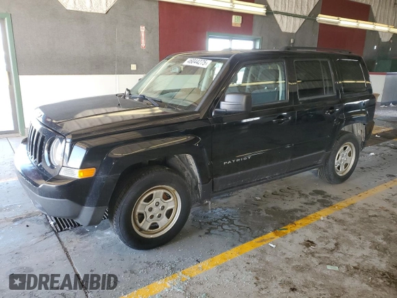 2017 Jeep Patriot Sport SE with VIN 1C4NJPBAXHD146170, listed as a Copart auction lot 46044275 with 164,663 mi miles and Clean Title. Bid and sale history available at carsss.com. Image 1.