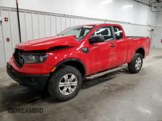 2020 Ford Ranger XL with VIN 1FTER1FH0LLA18810, listed as a Copart auction lot 52745455 with 45,885 mi miles and Salvage title. Bid and sale history available at DreamBid. Image 1.