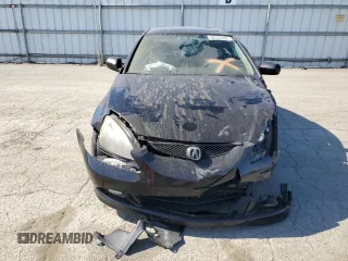2005 Acura RSX with VIN JH4DC53815S005726, listed as a Copart auction lot 60352395 with 190,809 mi miles and Salvage title. Bid and sale history available at DreamBid. Image 5.