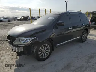 2014 Nissan Pathfinder SL z VIN 5N1AR2MM5EC627846, wystawiony jako Copart lot #53545315 z przebiegiem 99 745 mil mil oraz Szkoda całkowita • Salvage title. Historia ofert i sprzedaży dostępna na DreamBid. Obrazek 1.