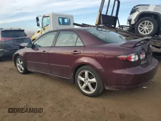2008 Mazda 6 i Sport VE with VIN 1YVHP80C285M21606, listed as a Copart auction lot 84184734 with 156,097 mi miles and Salvage Title. Bid and sale history available at carsss.com. Image 2.