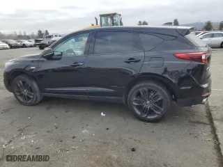 2019 Acura RDX w/A-Spec Pkg with VIN 5J8TC1H68KL001290, listed as a Copart auction lot 42747165 with 0 mi miles and Salvage Title. Bid and sale history available at carsss.com. Image 2.