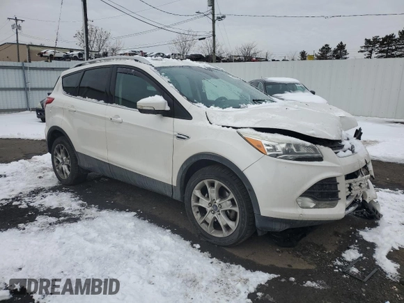 2016 Ford Escape Titanium with VIN 1FMCU9J90GUC70945, listed as a Copart auction lot 44897595 with 119,875 mi miles and Salvage Title. Bid and sale history available at DreamBid. Image 4.