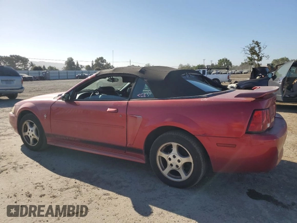 2002 Ford Mustang Deluxe с VIN 1FAFP44422F163443, выставлен на аукционе Copart как лот 57532435 с пробегом 209 356 миль миль и Списание • Salvage title. История ставок и продаж доступна на DreamBid. Изображение 2.