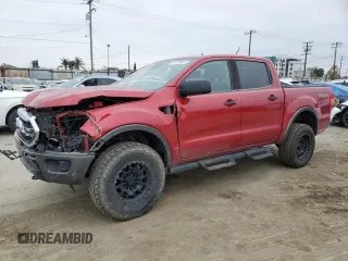2021 Ford Ranger XL with VIN 1FTER4FH4MLD72851, listed as a Copart auction lot 55323665 with 81,235 mi miles and Salvage Title. Bid and sale history available at carsss.com. Image 1.