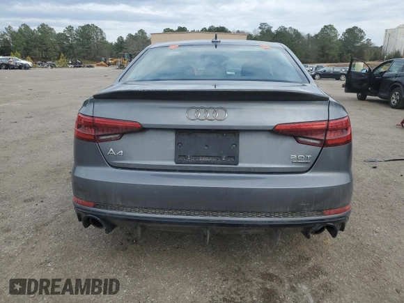 2017 Audi A4 Season of Audi Premium with VIN WAUDNAF48HN048845, listed as a Copart auction lot 42410995 with 0 mi miles and Salvage Title. Bid and sale history available at carsss.com. Image 6.