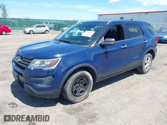 2017 Ford Police Interceptor Utility z VIN 1FM5K8AT7HGC25649, wystawiony jako IAAI lot #42283890 z przebiegiem 169 427 mil mil oraz . Historia ofert i sprzedaży dostępna na DreamBid. Obrazek 17.