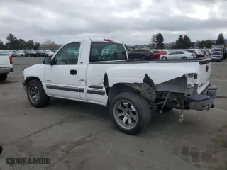 2002 Chevrolet Silverado 1500 LS with VIN 1GCEC14V02Z217975, listed as a Copart auction lot 43247135 with 205,623 mi miles and Salvage Title. Bid and sale history available at carsss.com. Image 2.