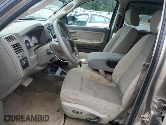 2006 Dodge Dakota SLT with VIN 1D7HE48N66S641149, listed as a Copart auction lot 58823615 with 169,002 mi miles and Salvage title. Bid and sale history available at DreamBid. Image 7.