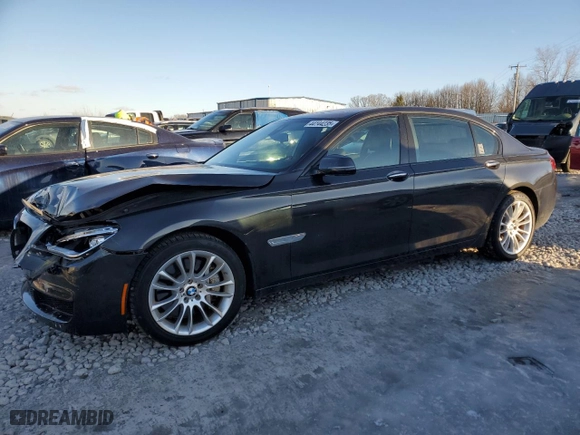 2015 BMW 7 Series 750Li xDrive with VIN WBAYF8C59FD654713, listed as a Copart auction lot 44144235 with 100,184 mi miles and Clean Title. Bid and sale history available at carsss.com. Image 1.