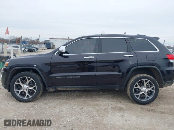 2019 Jeep Grand Cherokee Limited X with VIN 1C4RJFBG3KC637211, listed as a IAAI auction lot 40964270 with 41,611 mi miles and . Bid and sale history available at DreamBid. Image 14.