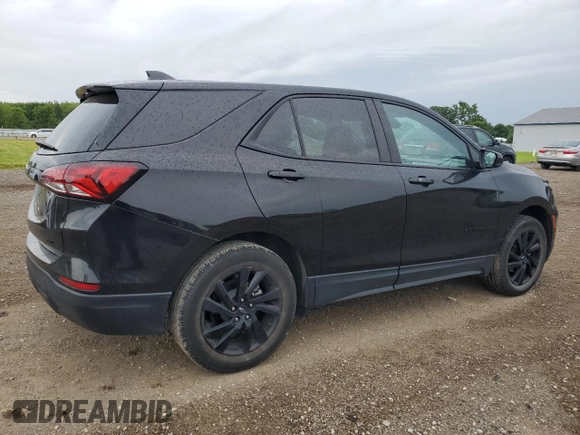 2023 Chevrolet Equinox LS with VIN 3GNAXSEG9PL153949, listed as a Copart auction lot 65366855 with 35,276 mi miles and Salvage title. Bid and sale history available at DreamBid. Image 3.