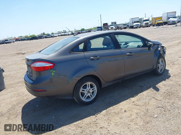 2018 Ford Fiesta SE with VIN 3FADP4BJ5JM144027, listed as a IAAI auction lot 41977656 with 34,217 mi miles. Bid and sale history available at carsss.com. Image 4.