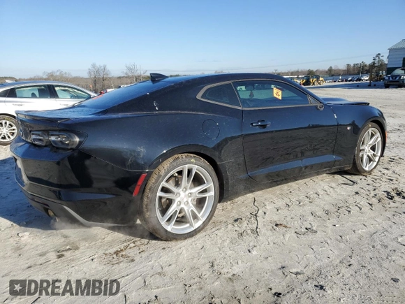 2019 Chevrolet Camaro 1LT with VIN 1G1FB1RS5K0145691, listed as a Copart auction lot 42238075 with 74,839 mi miles and Salvage Title. Bid and sale history available at carsss.com. Image 3.