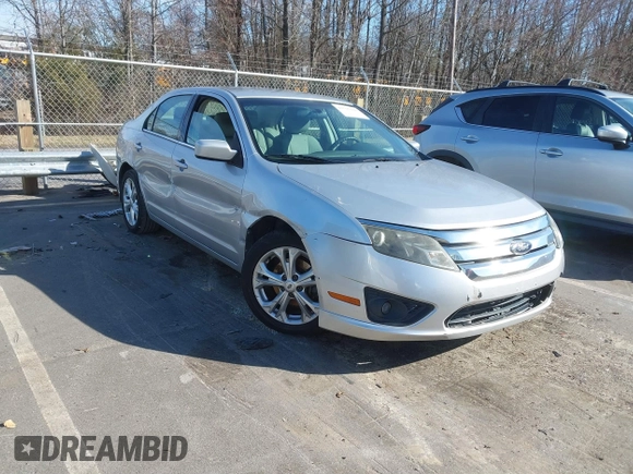 2012 Ford Fusion SE with VIN 3FAHP0HA9CR373284, listed as a IAAI auction lot 41596160 with 132,037 mi miles. Bid and sale history available at carsss.com. Image 1.