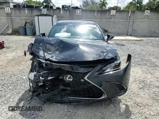 2020 Lexus ES 350 F Sport with VIN 58AGZ1B15LU057618, listed as a Copart auction lot 55978645 with 56,891 mi miles and Non repairable. Bid and sale history available at DreamBid. Image 13.