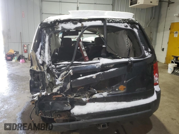 2011 Honda Pilot EX with VIN 5FNYF4H42BB037488, listed as a Copart auction lot 45203955 with Not Provided miles and Salvage Title. Bid and sale history available at DreamBid. Image 6.