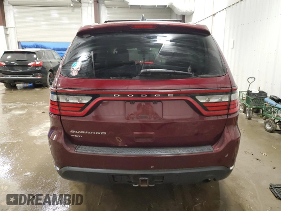 2017 Dodge Durango SXT with VIN 1C4RDJAG7HC799590, listed as a Copart auction lot 82331664 with 131,606 mi miles and Clean Title. Bid and sale history available at DreamBid. Image 6.
