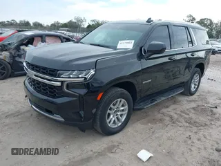 2023 Chevrolet Tahoe LS with VIN 1GNSCMKD2PR290181, listed as a IAAI auction lot 41275864 with 16,135 mi miles and . Bid and sale history available at DreamBid. Image 2.