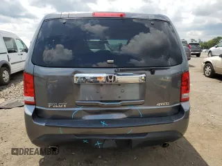 2012 Honda Pilot EX-L with VIN 5FNYF4H54CB019973, listed as a Copart auction lot 64614135 with 102,352 mi miles and Salvage title. Bid and sale history available at DreamBid. Image 6.