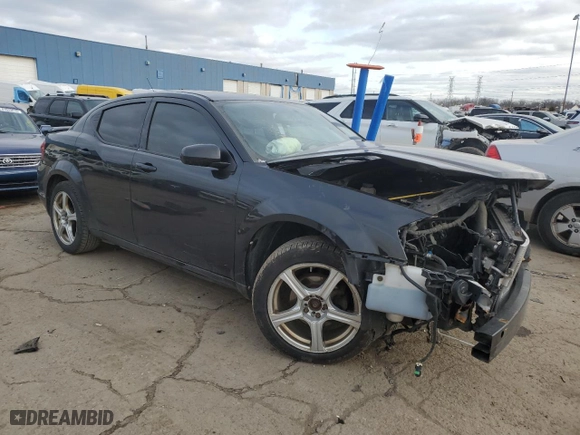 2011 Dodge Avenger Lux with VIN 1B3BD2FB0BN513628, listed as a Copart auction lot 41474805 with 0 mi miles and Salvage Title. Bid and sale history available at carsss.com. Image 4.