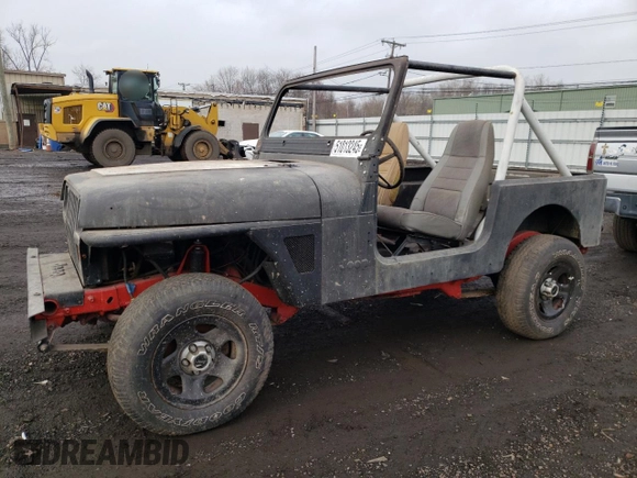 1989 Jeep Wrangler "S" with VIN 2J4FY19E4KJ129514, listed as a Copart auction lot 51013245 with 0 mi miles and Clean Title. Bid and sale history available at carsss.com. Image 1.
